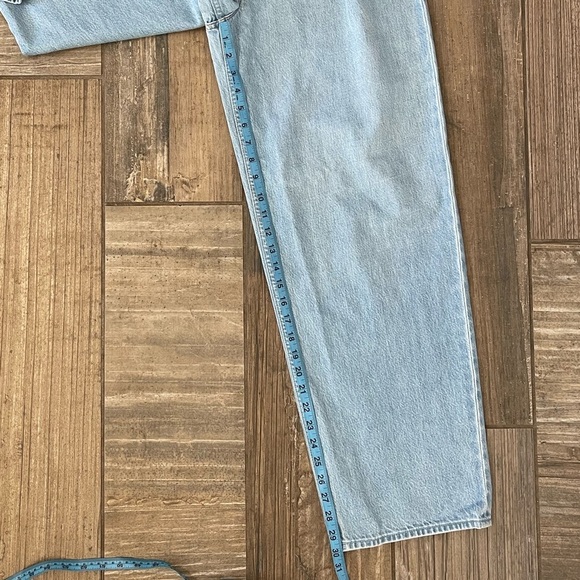 SNACKS! The Pleated Fun Dip Puddle Straight Leg Jeans size 27 - Picture 11 of 14